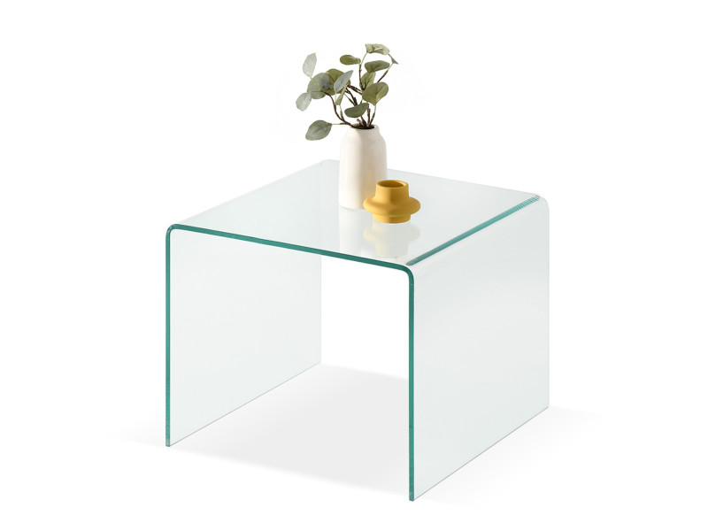 Ława szklana Jaspis-S transparentny, podstawa transparentny 847240