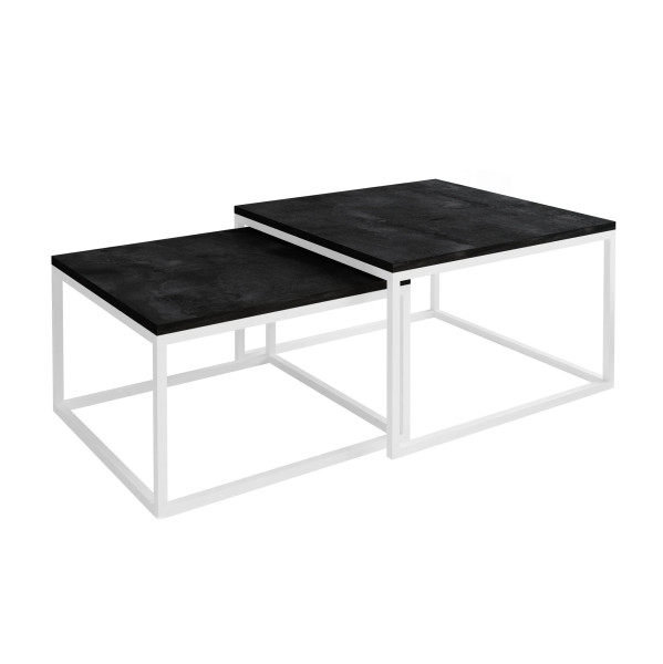 Ława YOSHI 2w1 biały / ciemny beton 40/46 191656