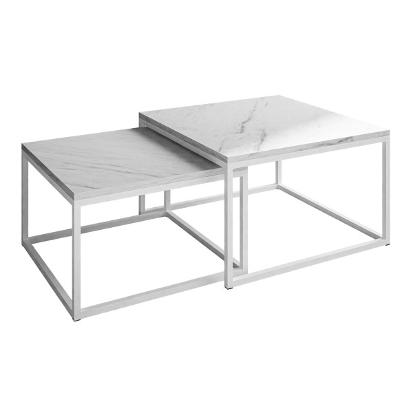 Ława YOSHI 2w1 biały / marmur levanto 40/46 191655