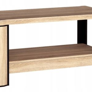 Ława z półką 120 cm DALLAS D-15 dąb sonoma 139762 Ława z półką 120 cm DALLAS D-15 dąb sonoma 139762