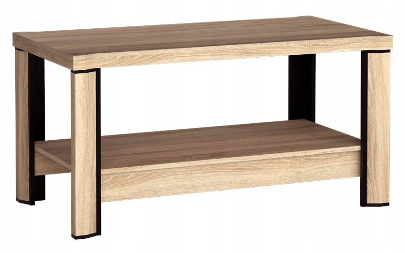 Ława z półką 120 cm DALLAS D-15 dąb sonoma 139762