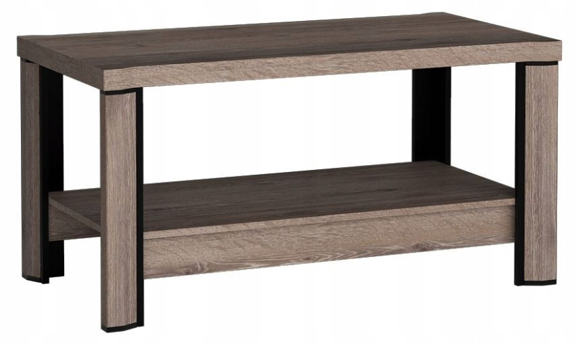 Ława z półką 120 cm DALLAS D-15 dąb truflowy 139761