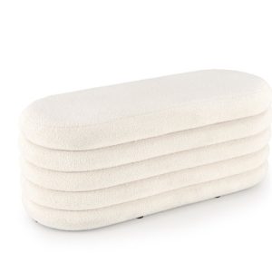 Ławka BLISS kremowa z pojemnikiem 868375