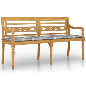 Ławka Brąz 150 cm Drewno tekowe vidaXL 87219 Ławka Brąz 150 cm Drewno tekowe vidaXL 87219