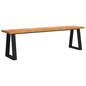 Ławka Brąz 160 cm Drewno akacjowe vidaXL 489974 Ławka Brąz 160 cm Drewno akacjowe vidaXL 489974