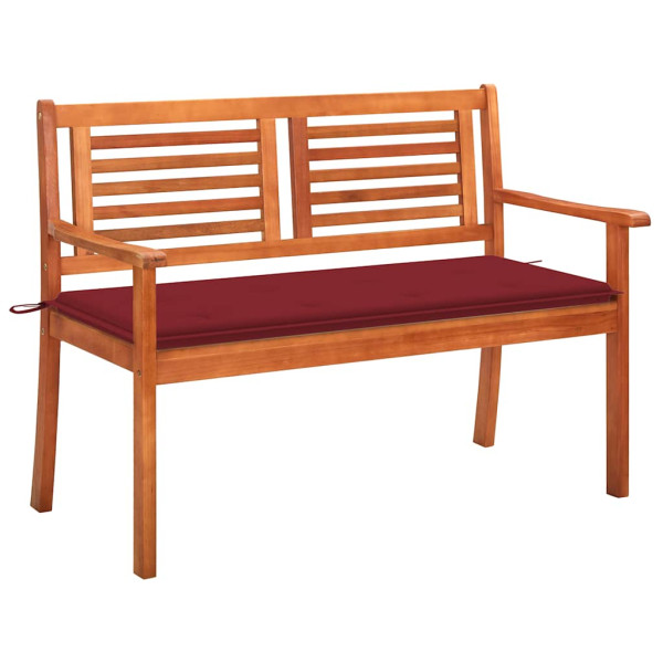 Ławka Czerwony 120 cm Drewno vidaXL 87225