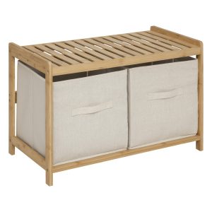 ŁAWKA DO PRZECHOWYWANIA Tidy Box 2-KOMOROWA bambusowa beżowa 550668 ŁAWKA DO PRZECHOWYWANIA Tidy Box 2-KOMOROWA bambusowa beżowa 550668