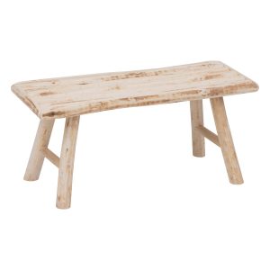 Ławka drewniana beżowa 70x27x31 cm naturalna 948829 Ławka drewniana beżowa 70x27x31 cm naturalna 948829