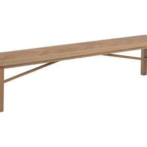 Ławka Granby Oak 200 cm, wzór jodełki lakierowany 939816 Ławka Granby Oak 200 cm, wzór jodełki lakierowany 939816