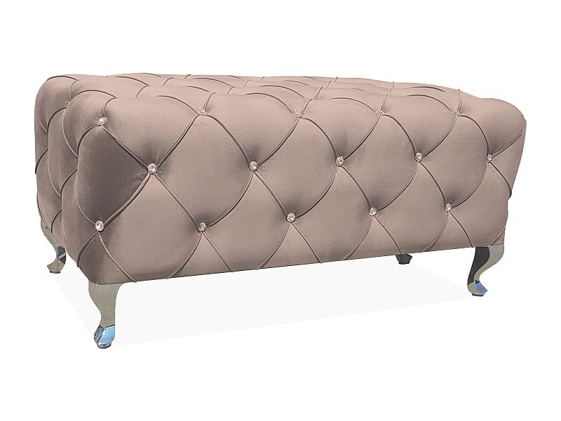 Ławka HESTIA VELVET beżowa 868525