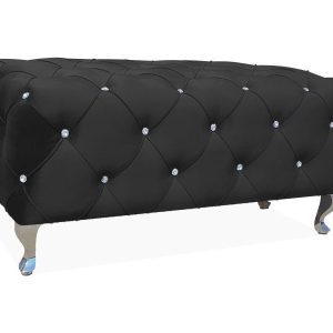 Ławka HESTIA VELVET czarna 868532 Ławka HESTIA VELVET czarna 868532