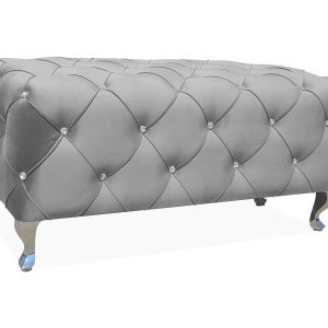 Ławka HESTIA VELVET szara 868523 Ławka HESTIA VELVET szara 868523