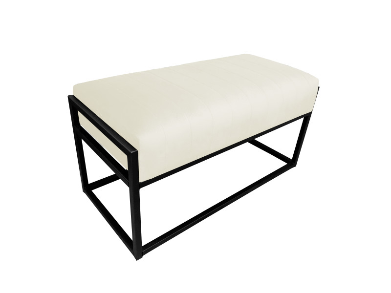 Ławka KAYA tkanina Welur loft ławka metal 125289