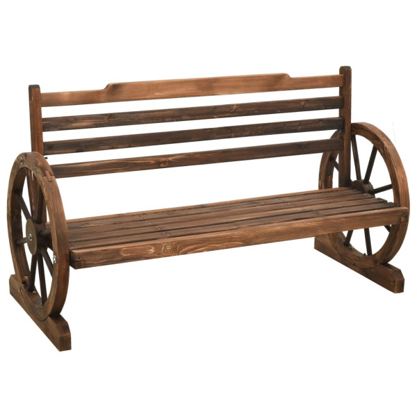 Ławka ogrodowa, 112 cm, lite drewno jodłowe 561069