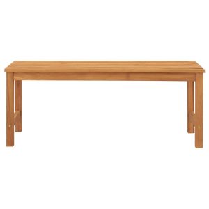 Ławka ogrodowa, 114 cm, lite drewno tekowe 562580 Ławka ogrodowa, 114 cm, lite drewno tekowe 562580