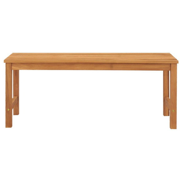 Ławka ogrodowa, 114 cm, lite drewno tekowe 562580