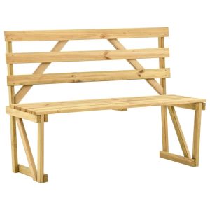 Ławka ogrodowa, 120 cm, impregnowane drewno sosnowe 561059 Ławka ogrodowa, 120 cm, impregnowane drewno sosnowe 561059