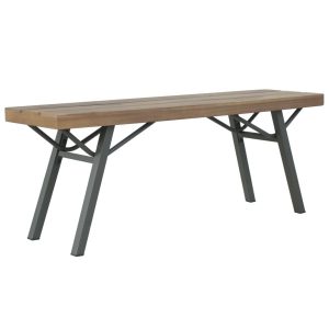 Ławka ogrodowa, 120 cm, lite drewno akacjowe 562799 Ławka ogrodowa, 120 cm, lite drewno akacjowe 562799