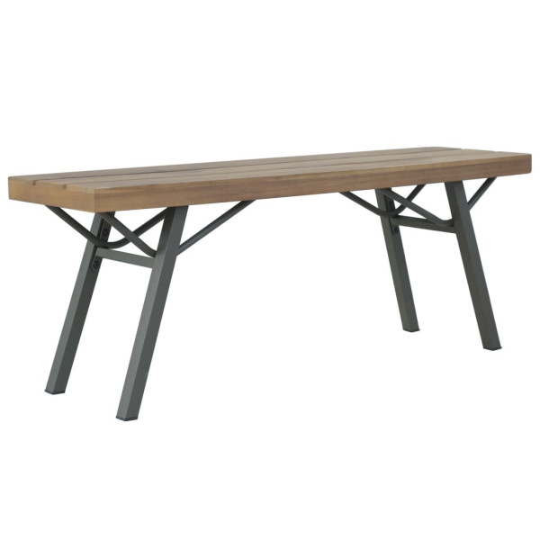 Ławka ogrodowa, 120 cm, lite drewno akacjowe 562799