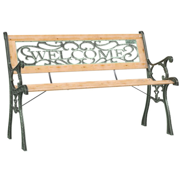 Ławka ogrodowa, 122 cm, lite drewno jodłowe 560915