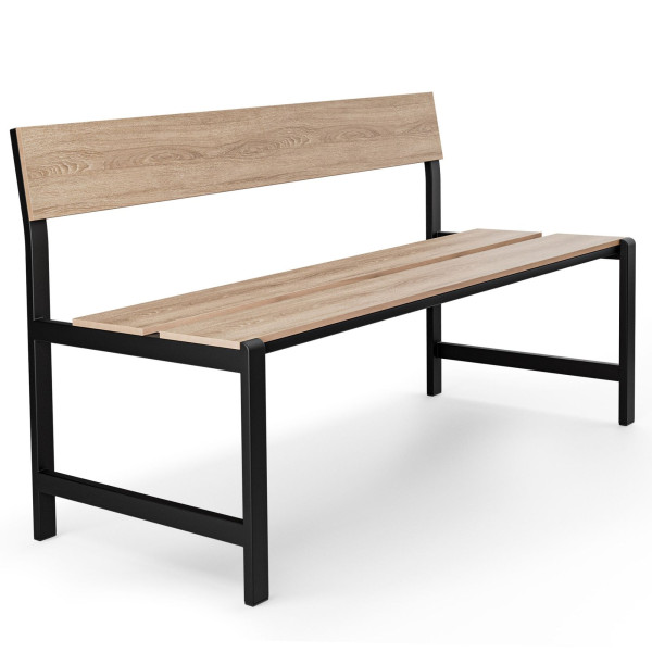 Ławka ogrodowa 130 cm Itri - Beżowa 1033421