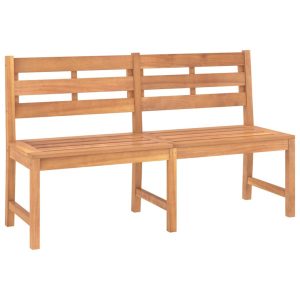 Ławka ogrodowa, 150 cm, lite drewno tekowe 560870 Ławka ogrodowa, 150 cm, lite drewno tekowe 560870