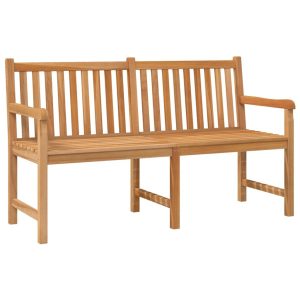 Ławka ogrodowa, 150 cm, lite drewno tekowe 550367 Ławka ogrodowa, 150 cm, lite drewno tekowe 550367