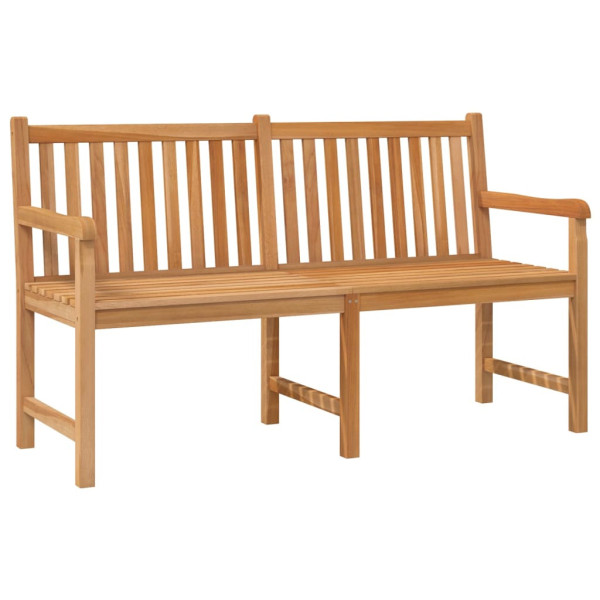 Ławka ogrodowa, 150 cm, lite drewno tekowe 550367