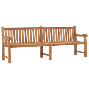 Ławka ogrodowa, 228 cm, lite drewno tekowe 560884