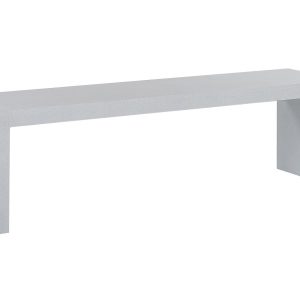 Ławka ogrodowa 3-os imitacja betonu biała 716005 Ławka ogrodowa 3-os imitacja betonu biała 716005