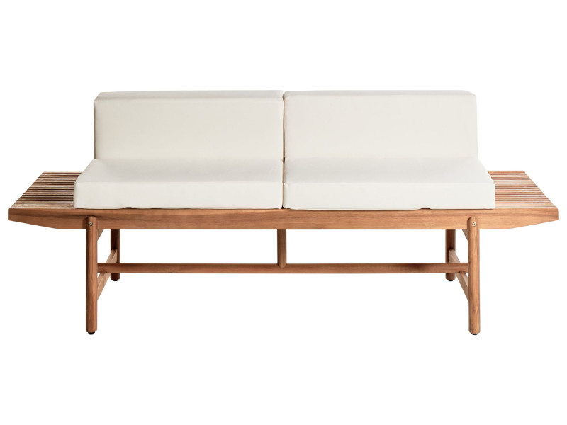 Ławka ogrodowa akacja 210x84 cm jasne drewno 516879