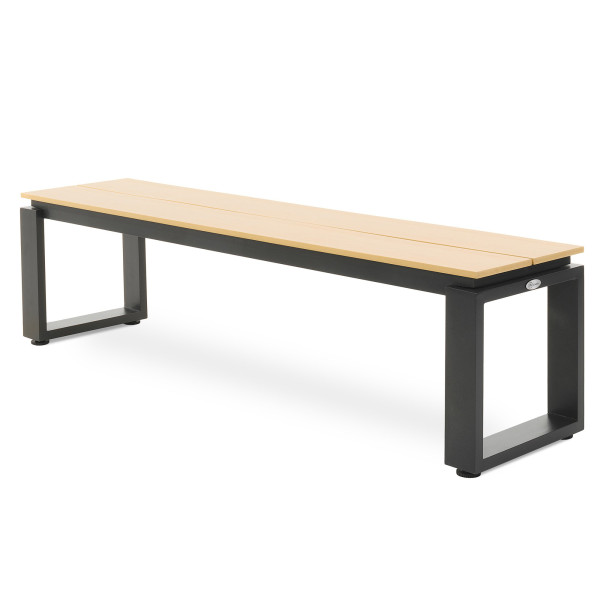 Ławka ogrodowa aluminiowa di volio 160cm Pisa beżowa 236544