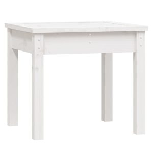 Ławka ogrodowa Biały 50 x 44 x 45 cm Drewno sosnowe vidaXL 565750 Ławka ogrodowa Biały 50 x 44 x 45 cm Drewno sosnowe vidaXL 565750