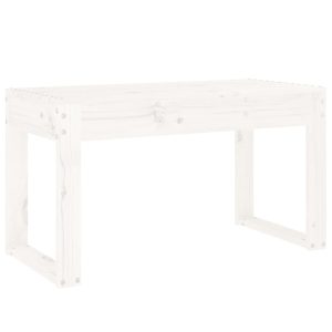 Ławka ogrodowa Biały 80 x 38 x 45 cm Drewno sosnowe vidaXL 565048 Ławka ogrodowa Biały 80 x 38 x 45 cm Drewno sosnowe vidaXL 565048