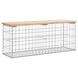 Ławka ogrodowa Brąz 103 x 31,5 x 42 cm Drewno sosnowe vidaXL 565716 Ławka ogrodowa Brąz 103 x 31,5 x 42 cm Drewno sosnowe vidaXL 565716