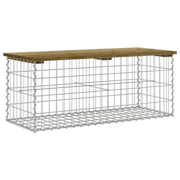 Ławka ogrodowa Brąz 103 x 44 x 42 cm Impregnowane vidaXL 565762