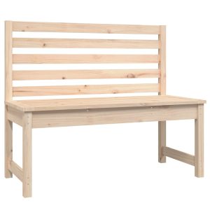 Ławka ogrodowa Brąz 109 x 48 x 91.5 cm Drewno sosnowe vidaXL 565137 Ławka ogrodowa Brąz 109 x 48 x 91.5 cm Drewno sosnowe vidaXL 565137