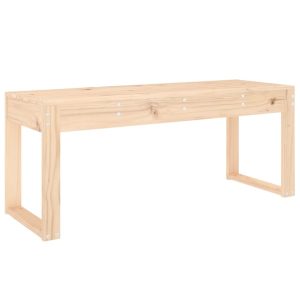 Ławka ogrodowa Brąz 110 x 38 x 45 cm Drewno sosnowe vidaXL 565109 Ławka ogrodowa Brąz 110 x 38 x 45 cm Drewno sosnowe vidaXL 565109