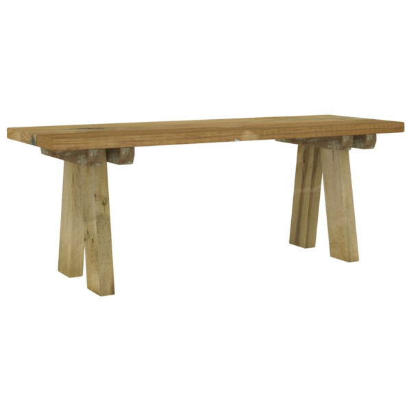 Ławka ogrodowa Brąz 110 x 38 x 45 cm Drewno sosnowe vidaXL 266850