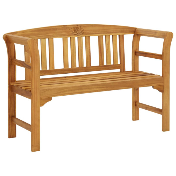 Ławka ogrodowa Brąz 114 cm Drewno akacjowe vidaXL 507799