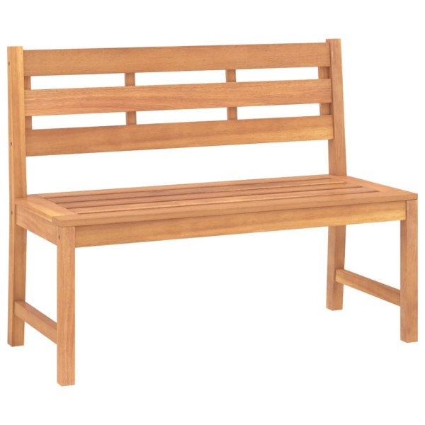Ławka ogrodowa Brąz 114 x 59 x 90 cm Drewno tekowe vidaXL 266892