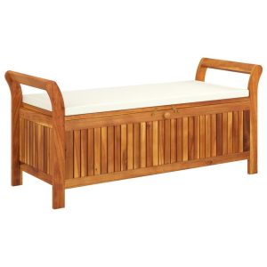 Ławka ogrodowa Brąz 126 x 50 x 60 cm Drewno vidaXL 565666 Ławka ogrodowa Brąz 126 x 50 x 60 cm Drewno vidaXL 565666
