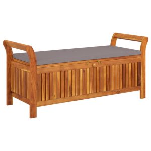 Ławka ogrodowa Brąz 126 x 50 x 60 cm Drewno vidaXL 565154 Ławka ogrodowa Brąz 126 x 50 x 60 cm Drewno vidaXL 565154