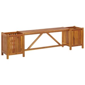 Ławka ogrodowa Brąz 150 x 30 x 40 cm Drewno vidaXL 266865 Ławka ogrodowa Brąz 150 x 30 x 40 cm Drewno vidaXL 266865
