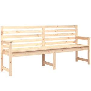 Ławka ogrodowa Brąz 203.5 x 48 x 91.5 cm Drewno vidaXL 565160 Ławka ogrodowa Brąz 203.5 x 48 x 91.5 cm Drewno vidaXL 565160