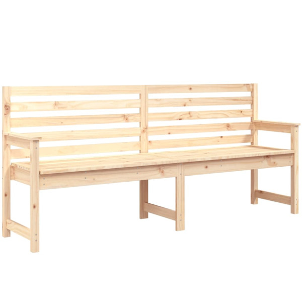Ławka ogrodowa Brąz 203.5 x 48 x 91.5 cm Drewno vidaXL 565160