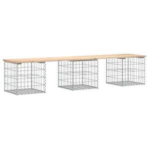 Ławka ogrodowa Brąz 203 x 44 x 42 cm Drewno sosnowe vidaXL 565679 Ławka ogrodowa Brąz 203 x 44 x 42 cm Drewno sosnowe vidaXL 565679