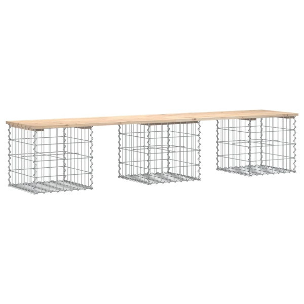 Ławka ogrodowa Brąz 203 x 44 x 42 cm Drewno sosnowe vidaXL 565679
