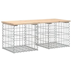Ławka ogrodowa Brąz 44 x 103 x 42 cm Drewno sosnowe vidaXL 565736 Ławka ogrodowa Brąz 44 x 103 x 42 cm Drewno sosnowe vidaXL 565736
