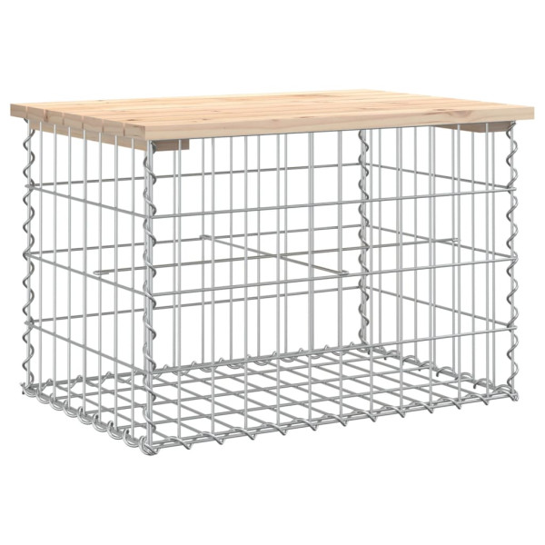 Ławka ogrodowa Brąz 63 x 44 x 42 cm Drewno sosnowe vidaXL 565044